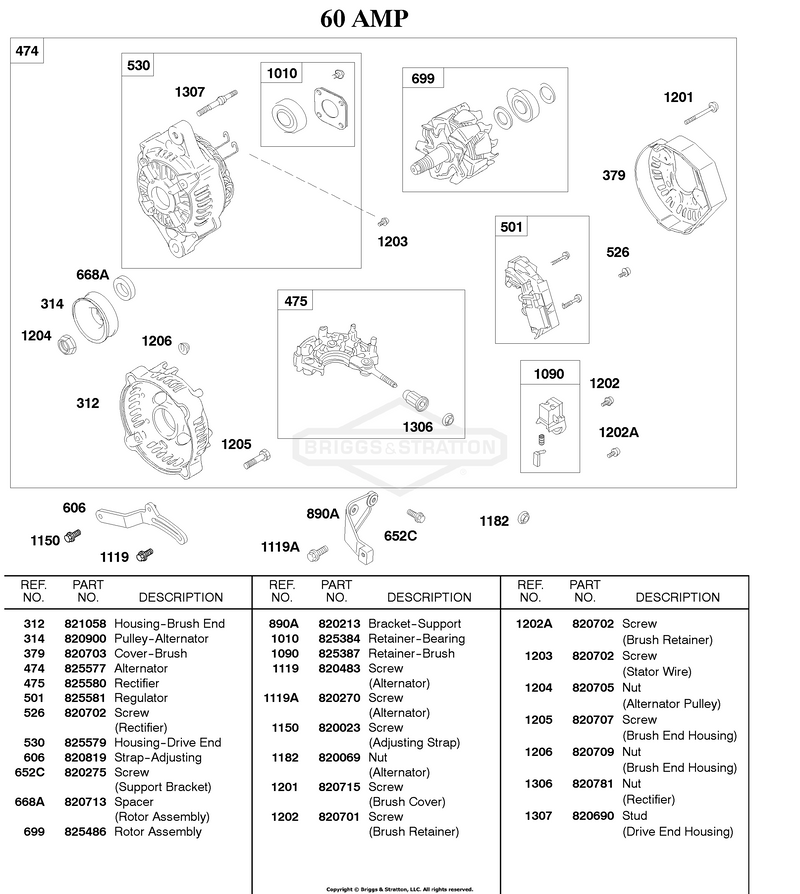 60 AMP Alternator