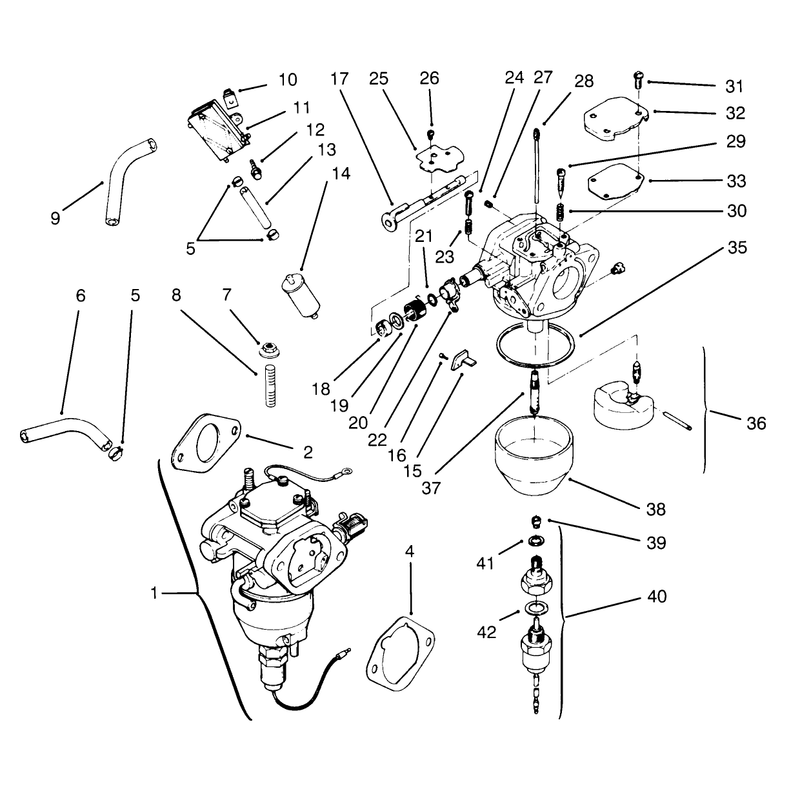 Fuel System Kohler Engine Cv16s-Ps61514