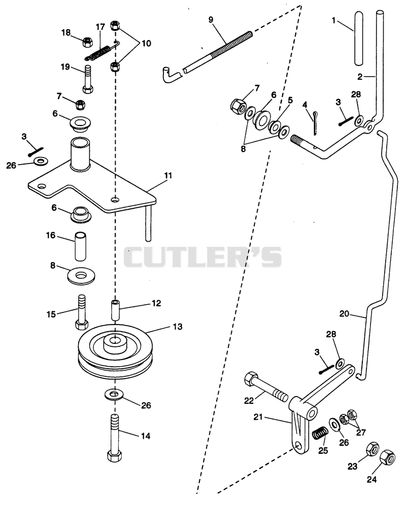 PTO CLUTCH LINKAGE
