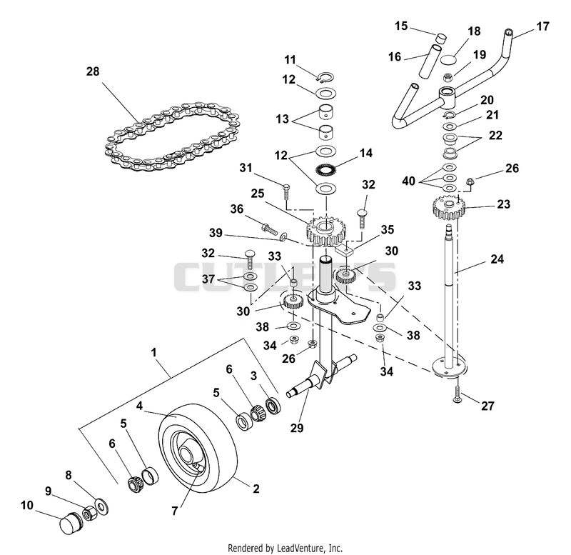 Steering And Rear Wheels