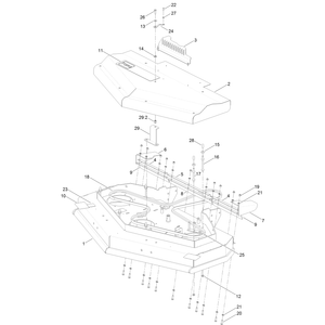48 Inch Deck and Cover Assembly