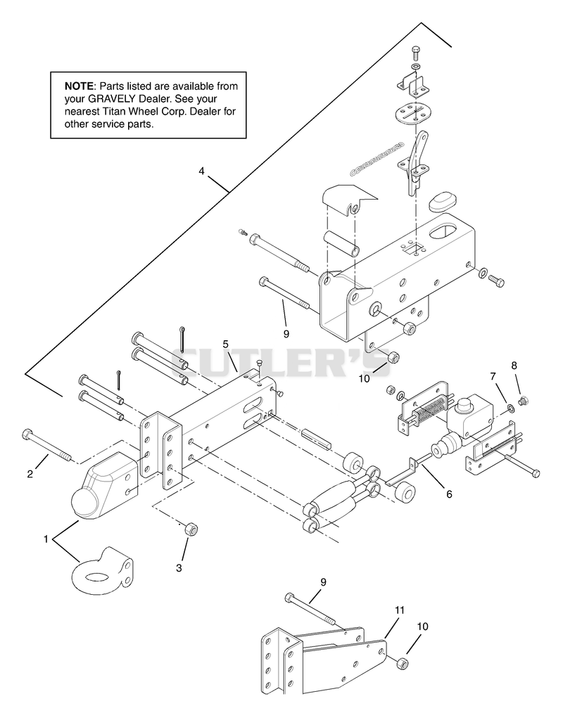 Couplers And Actuator/Hitch