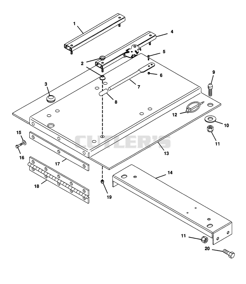 SEAT AND DECK ASSEMBLY