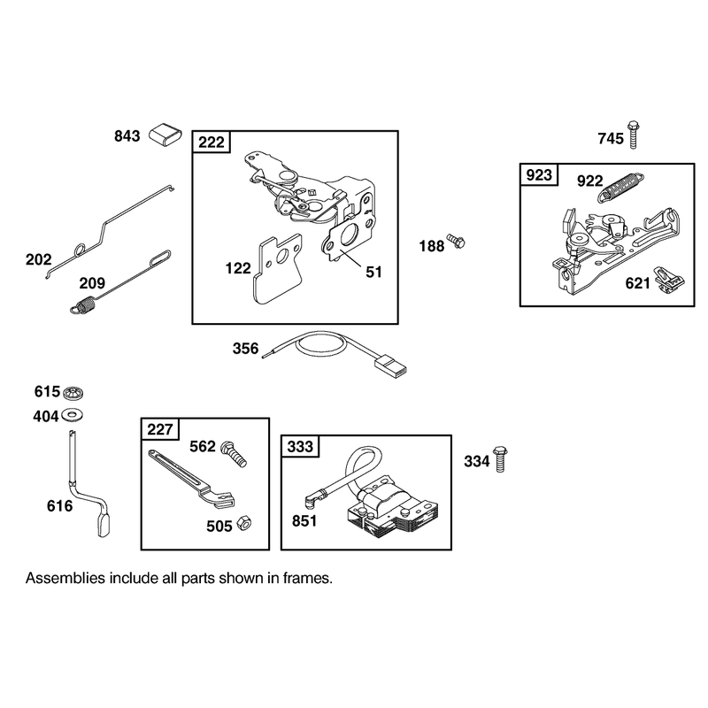 Engine Briggs and Stratton Model 122602-0150-E1