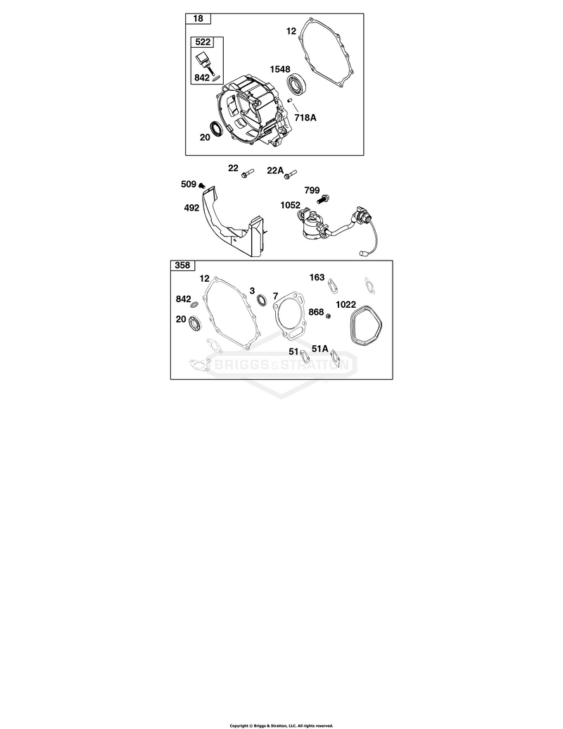 Crankcase Cover/Sump and Lubrication Group