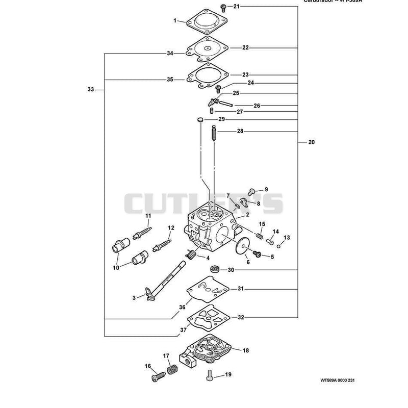 Carburetor -- WT-589A
