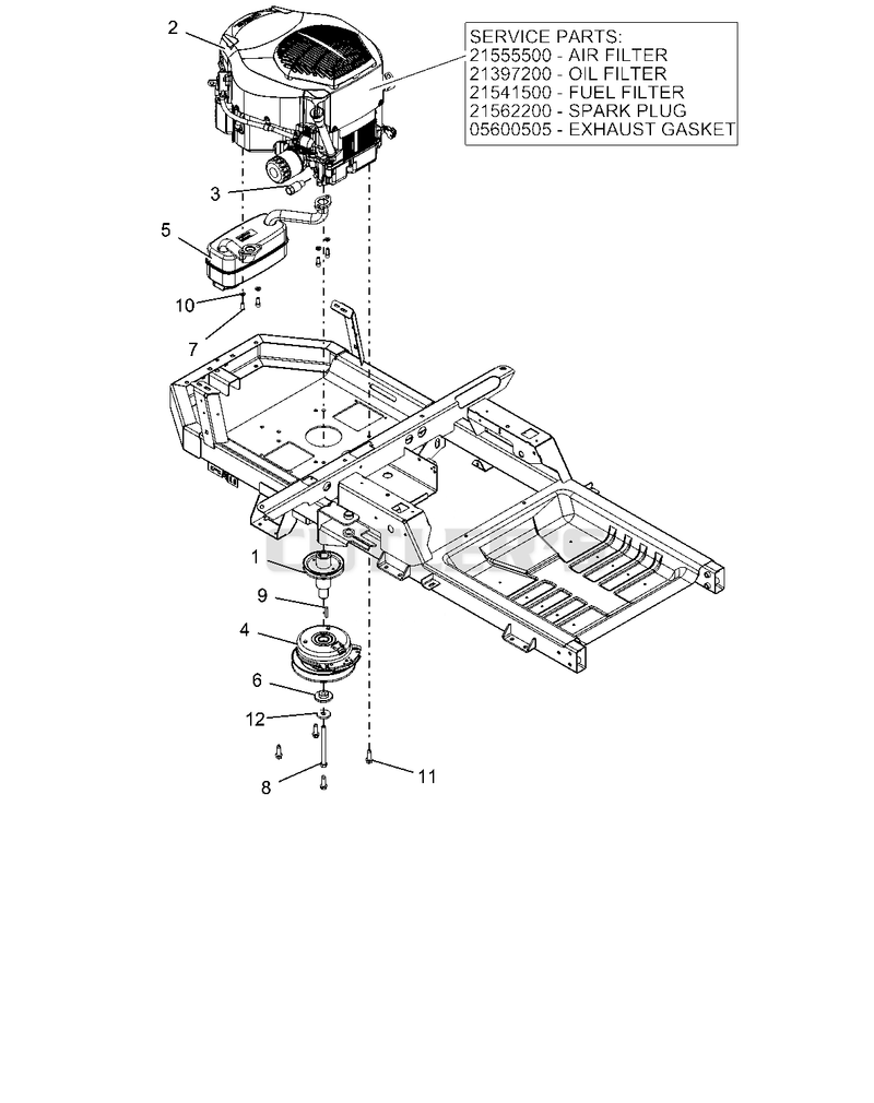Engine - Kohler 22HP Twin