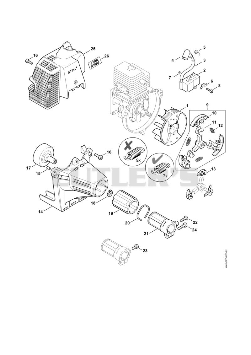 Ignition system, Clutch