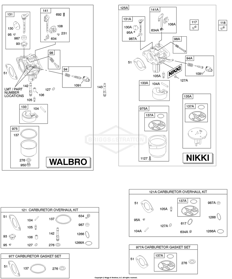 Carburetor, Kit - Carburetor Overhaul