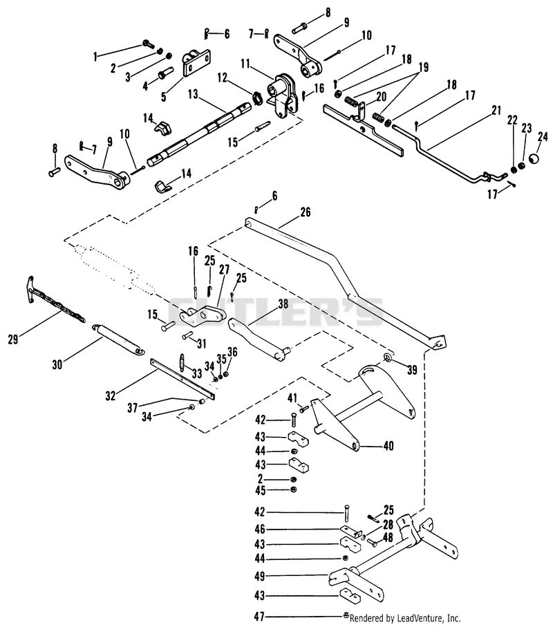 LIFT SYSTEM - ROCK SHAFTS