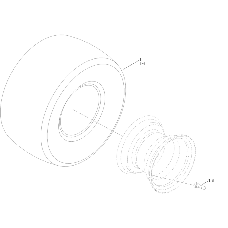 Rear Tire Assembly