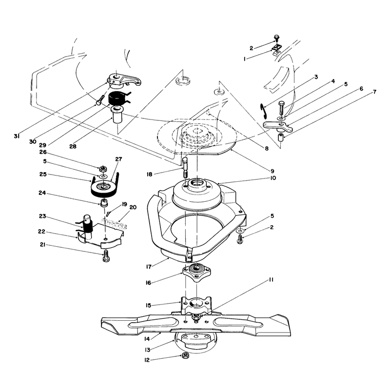 Blade Brake Clutch Assembly