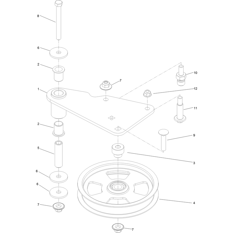 Idler Arm Assembly No. 139-1087