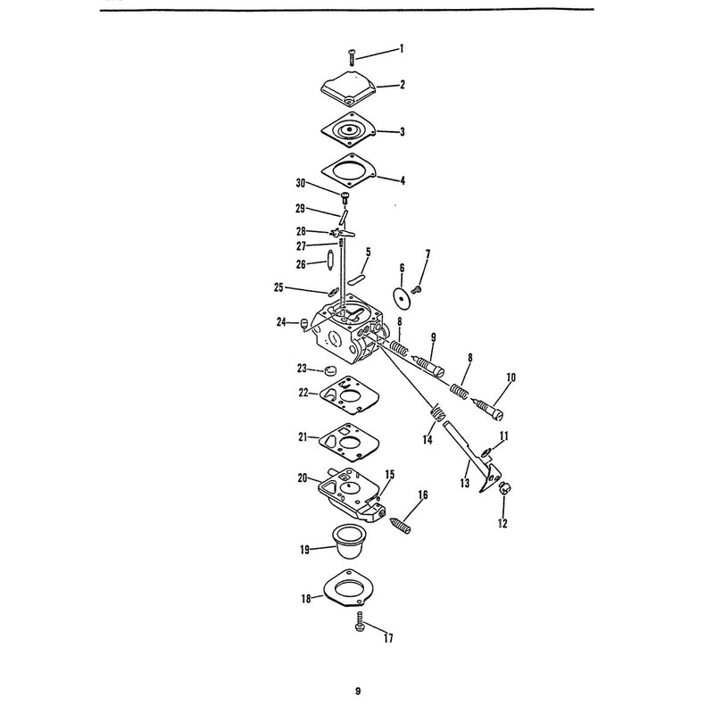 Carburetor C1U-K23A Includes The Following Items