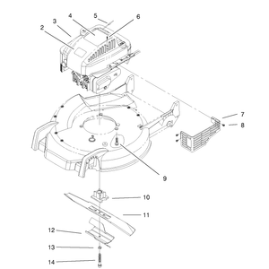 Engine and Blade Assembly