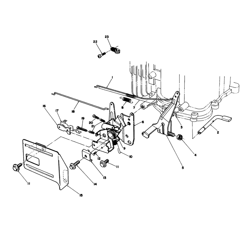 Governor Assembly (engine Model No. Vmm1-2)