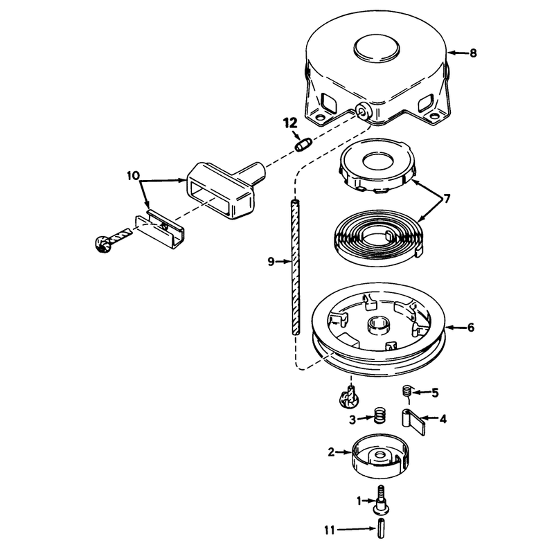 Rewind Starter N0-590420a