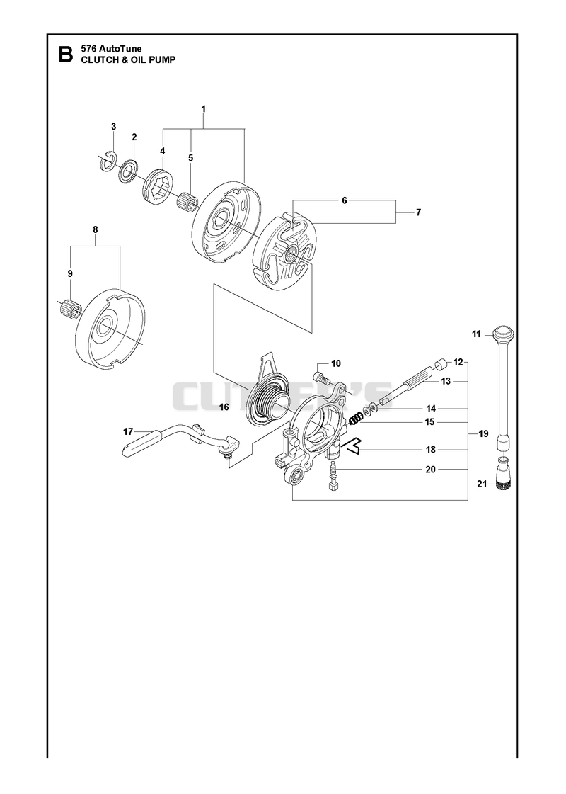 CLUTCH OIL PUMP
