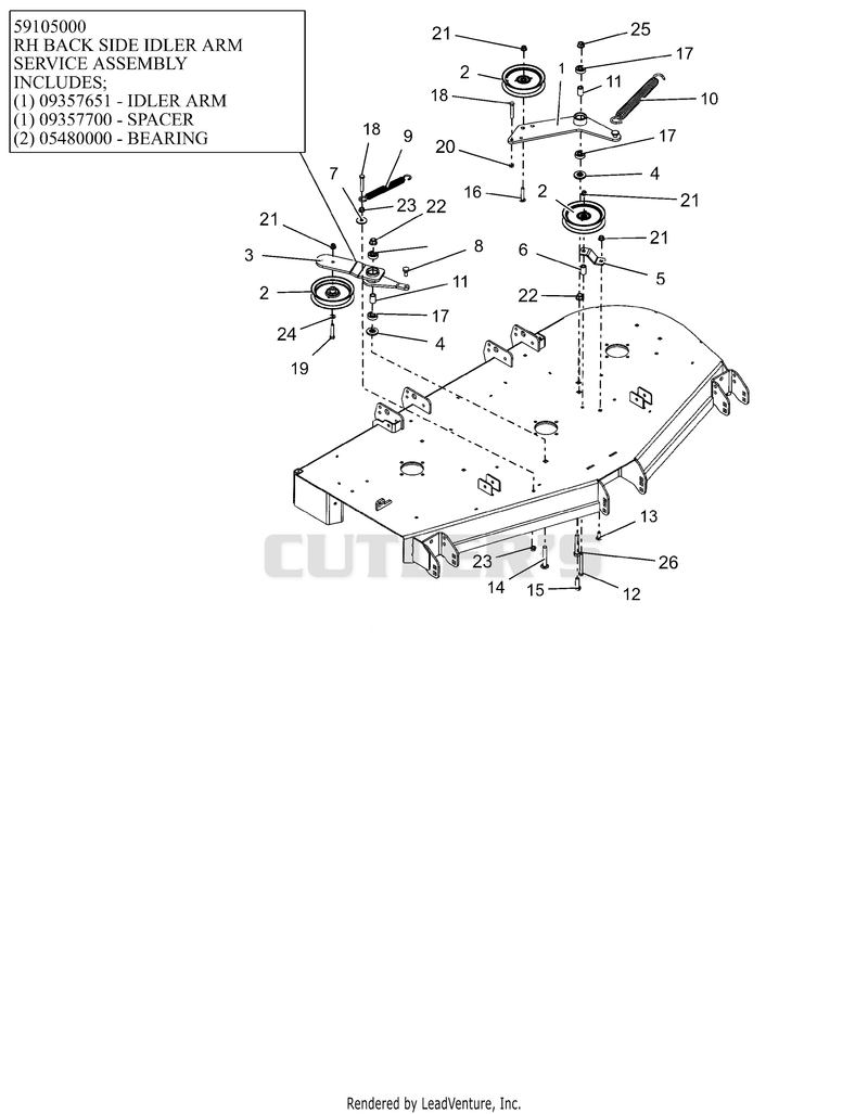 Deck Idlers - 60"