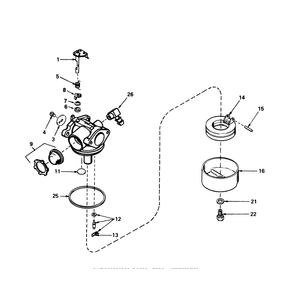 Carburetor No 632046