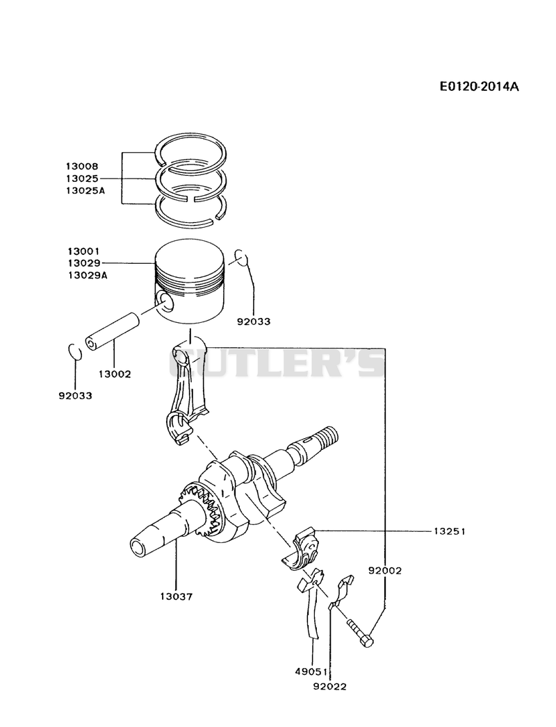 PISTON/CRANKSHAFT