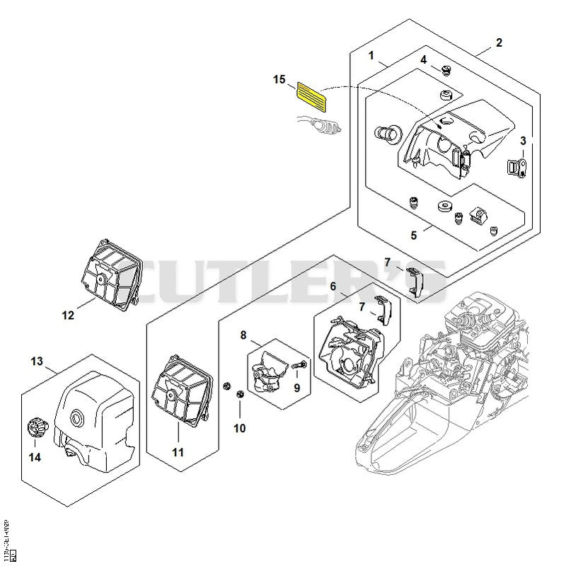 Shroud, Air filter