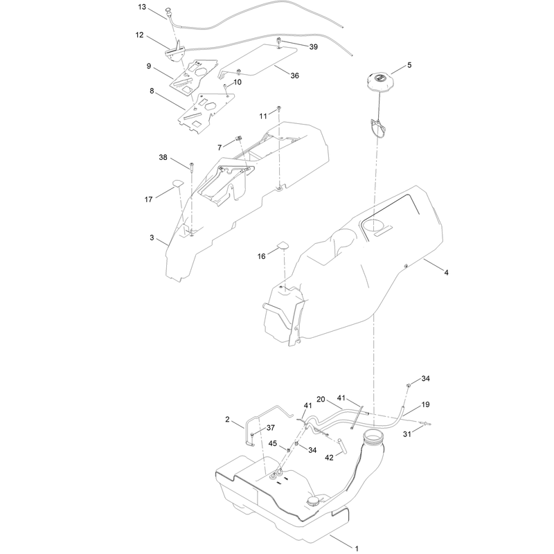 Body Styling and Fuel Pod Assembly
