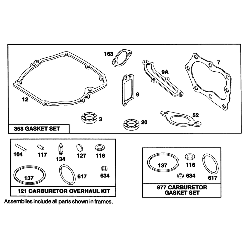 Engine Briggs and Stratton Model 122702-3171-01