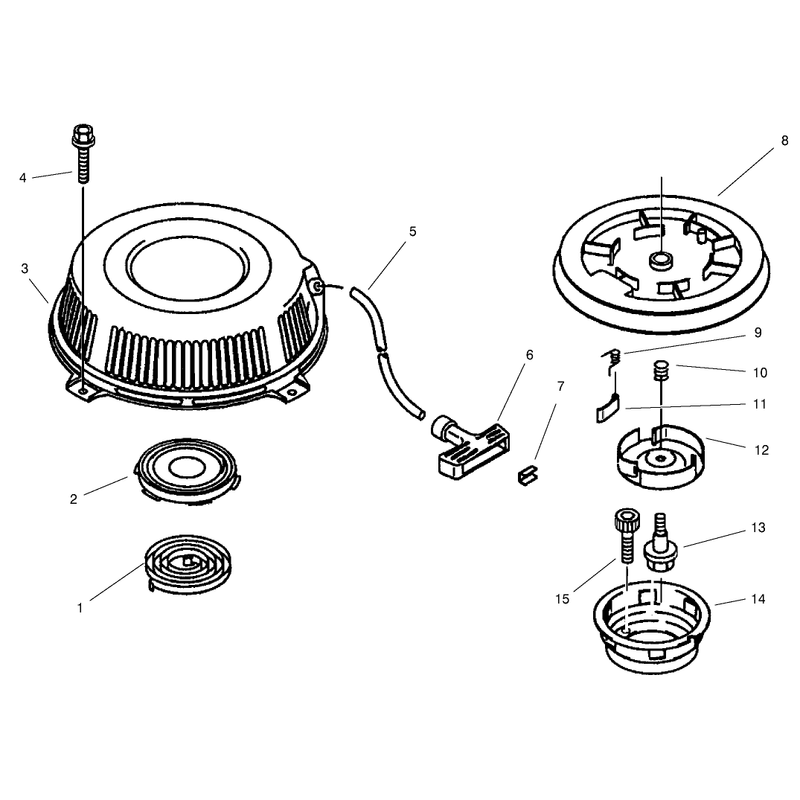 Starter Assembly Kawasaki Model Fb460v-As38