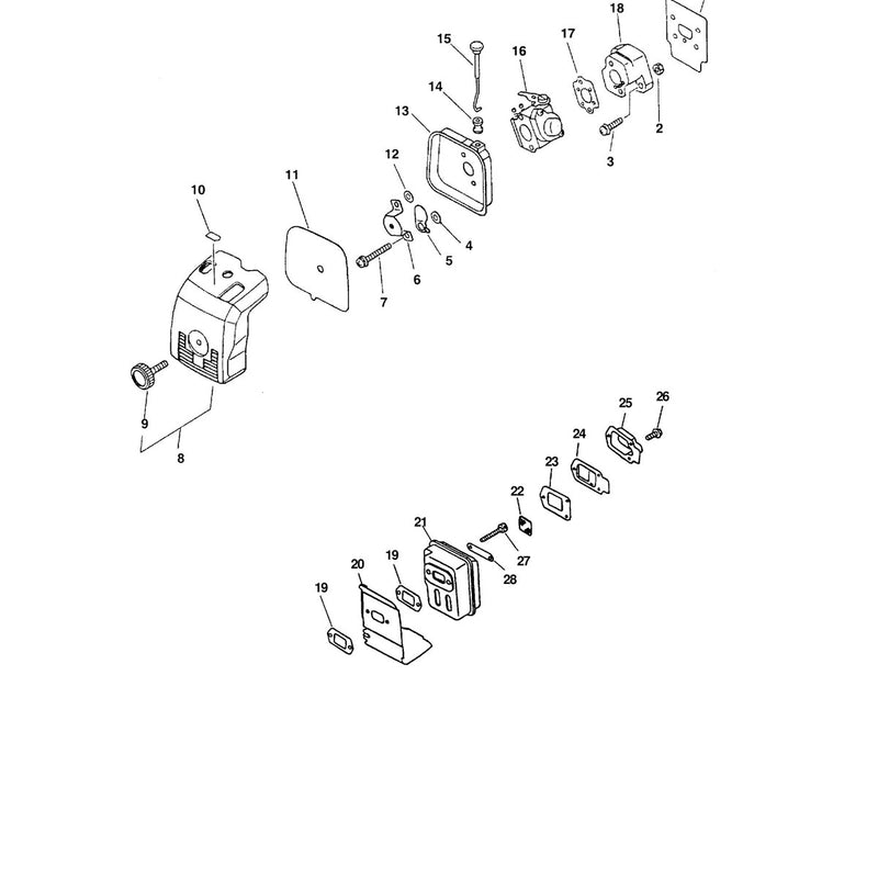 INTAKE, AIR CLEANER, EXHAUST