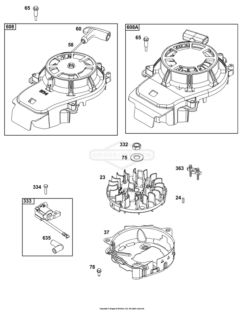 Flywheel, Ignition, and Starter Group