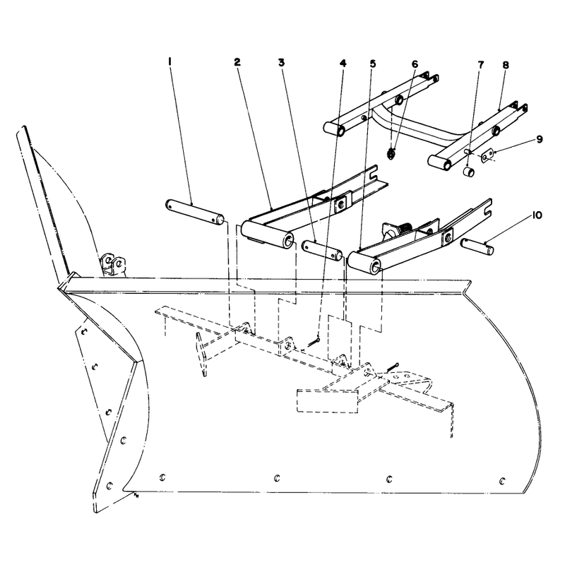 V Plow Installation No 30755 Optional