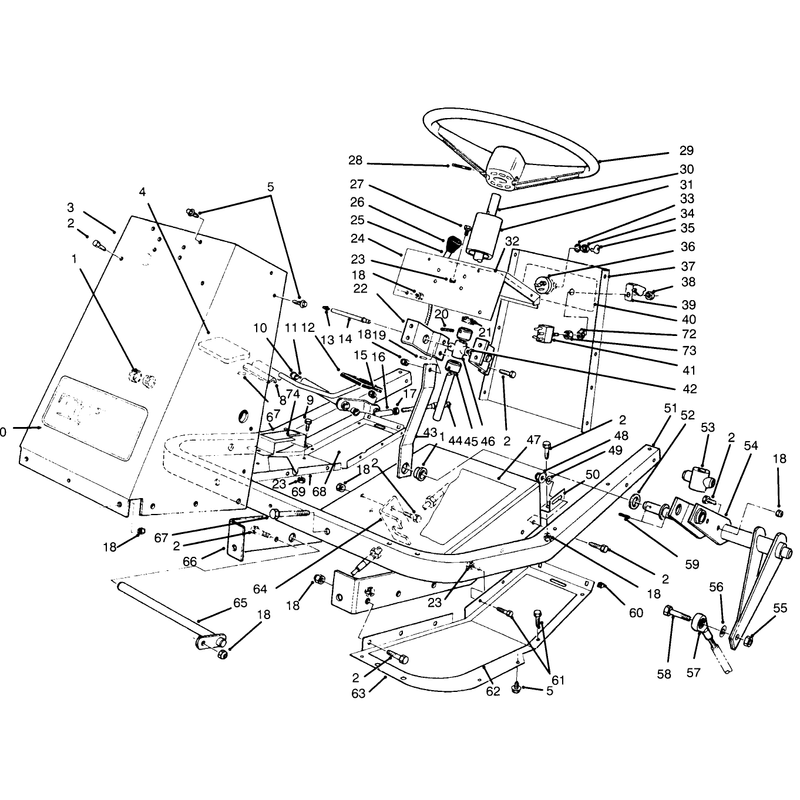 Frame and Steering Assembly