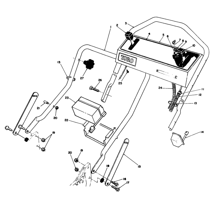 Handle Assembly Serial No 9005856 - 9006399