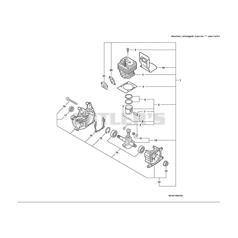 Engine, Short Block -- SB1047