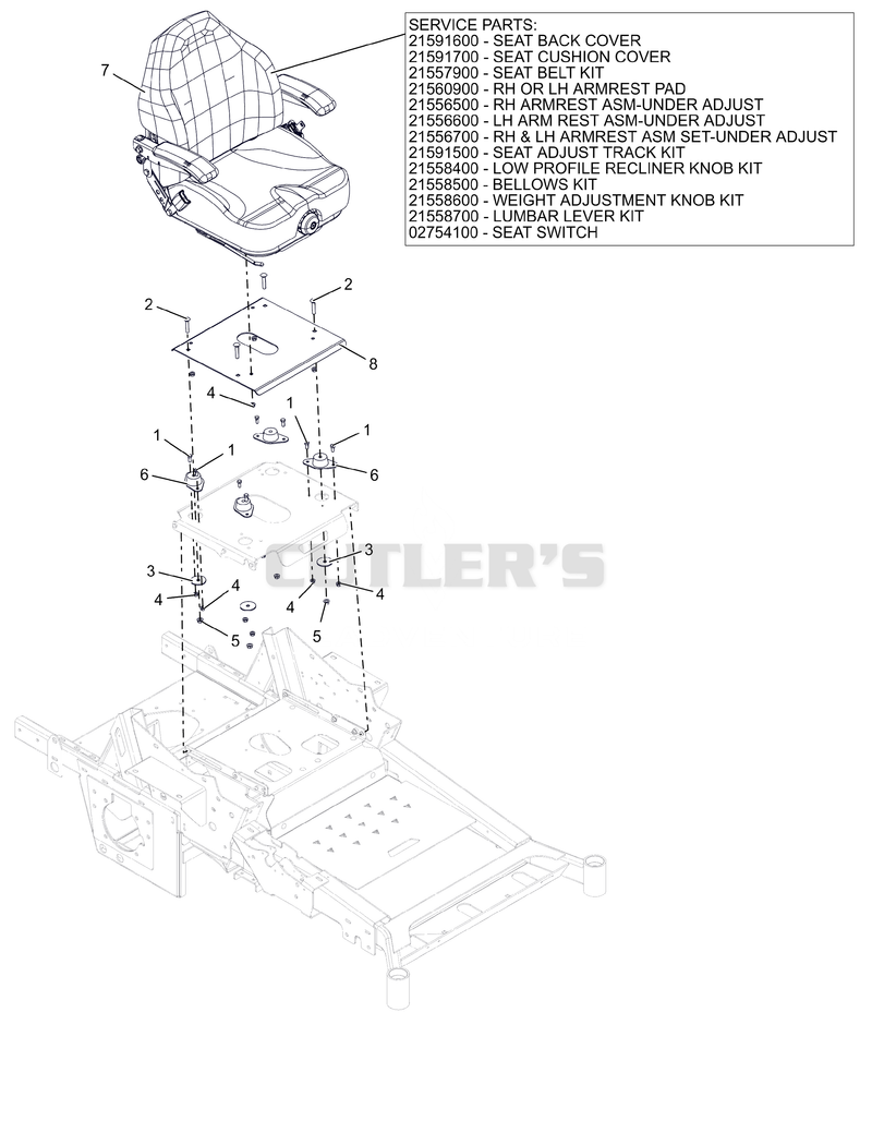 Seat and Seat Mount