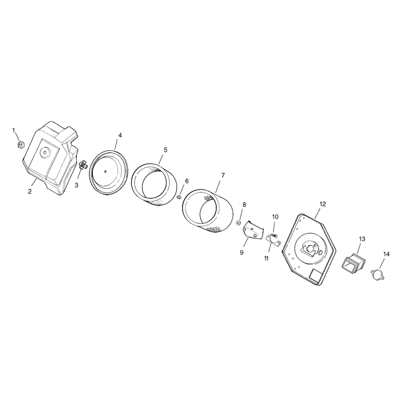 Air Intake Filtration Assembly Kohler CH15S-44533
