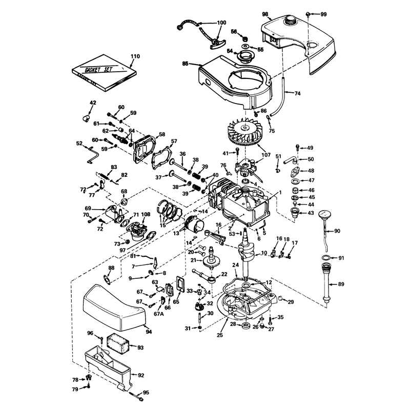 Engine Tecumseh Model No Tnt 120-12001