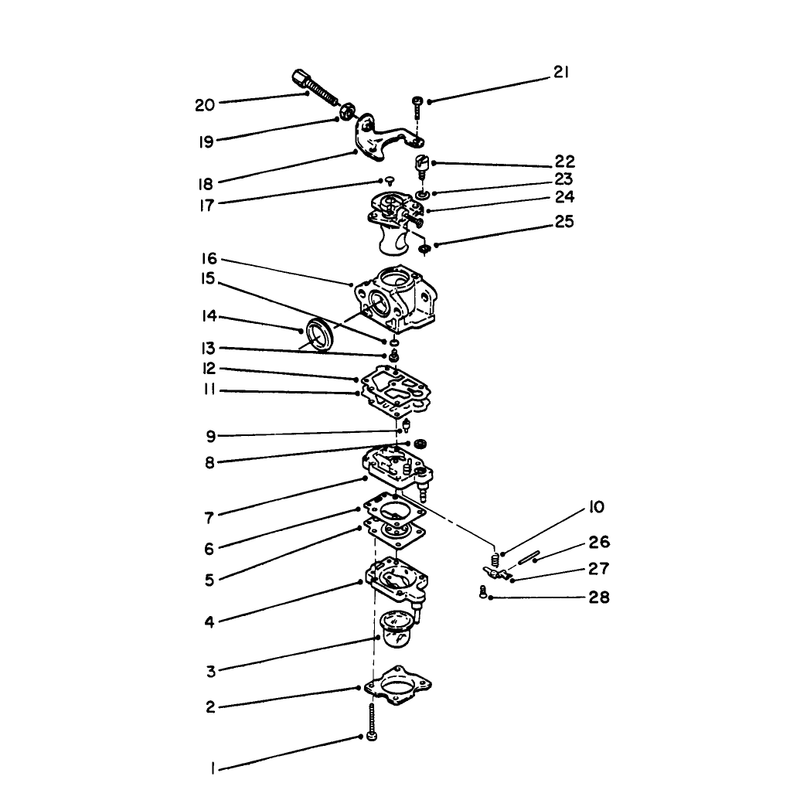Carburetor Assembly (serial Nos. 2003408 & Up)