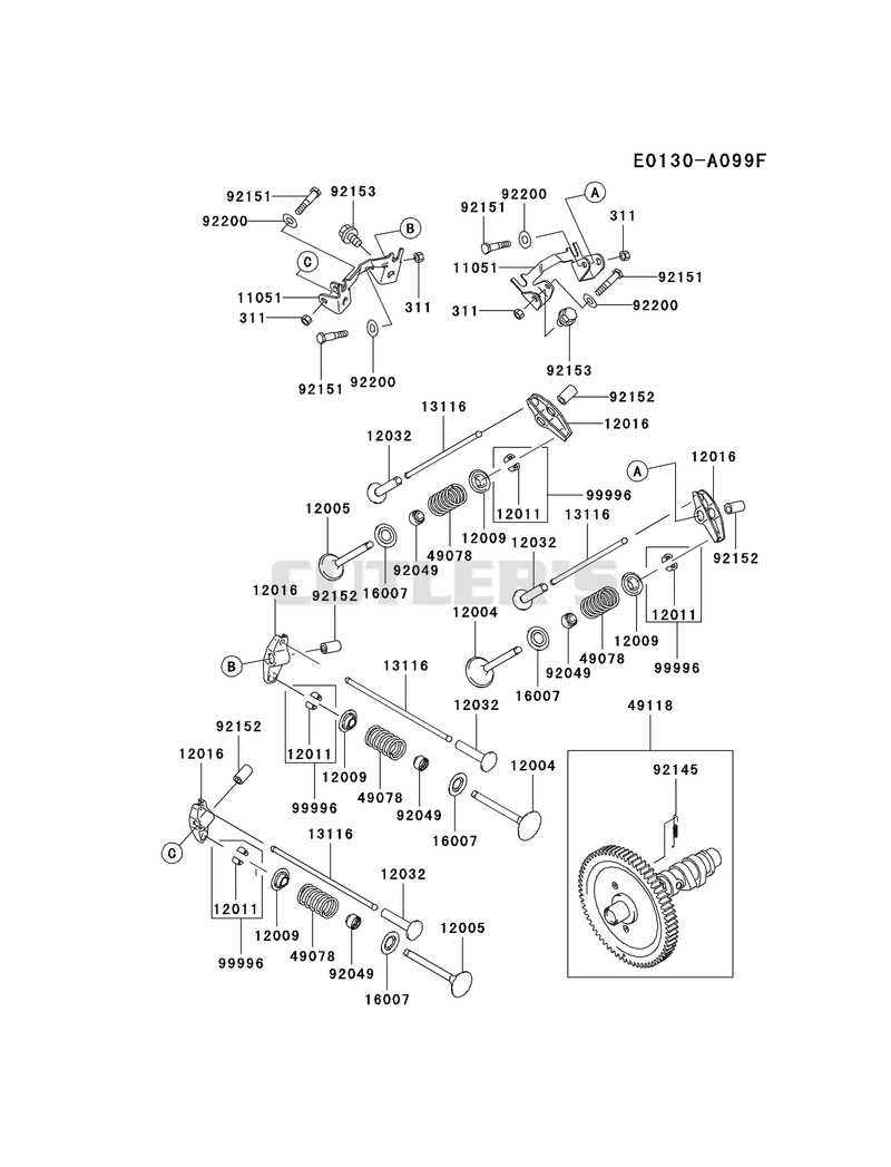VALVE/CAMSHAFT