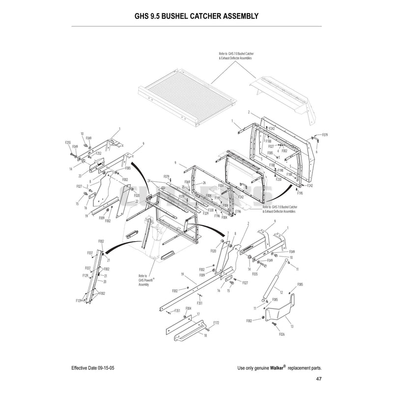 GHS 9.5 Bushel Catcher Assembly