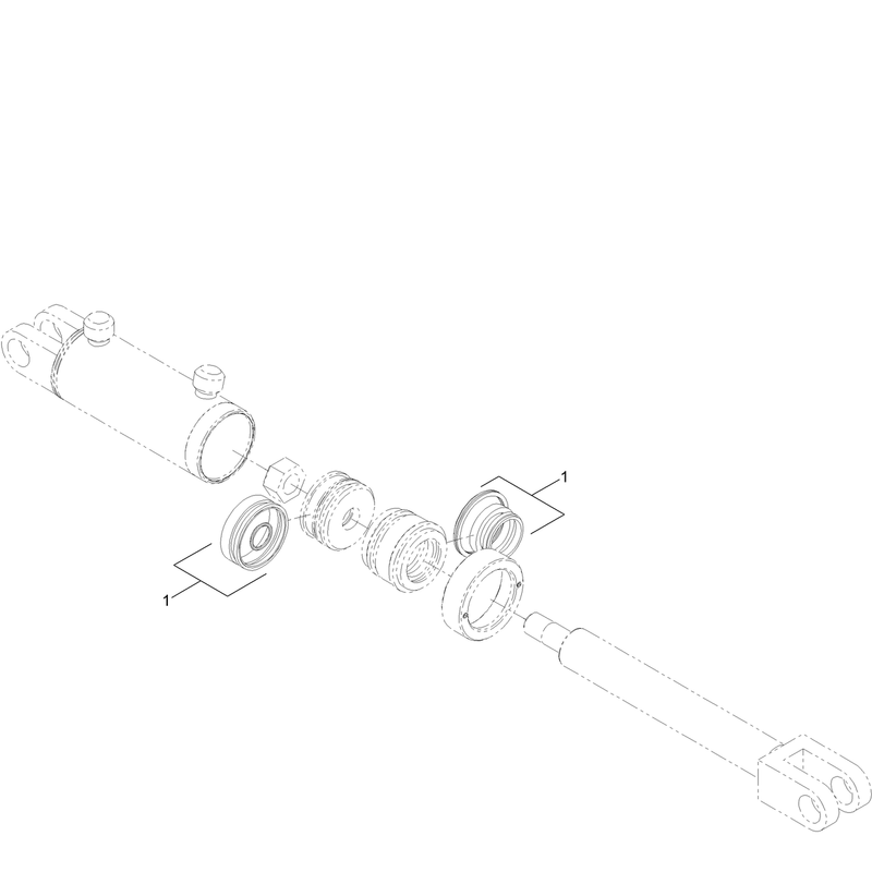 Hydraulic Cylinder Assembly No. 127-1799