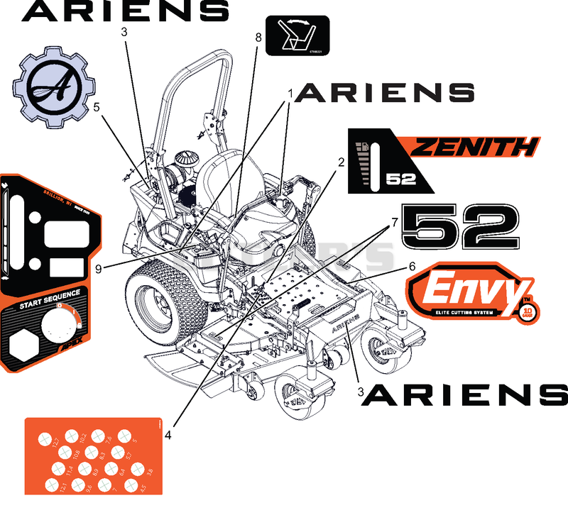 Decals - Style - 52"