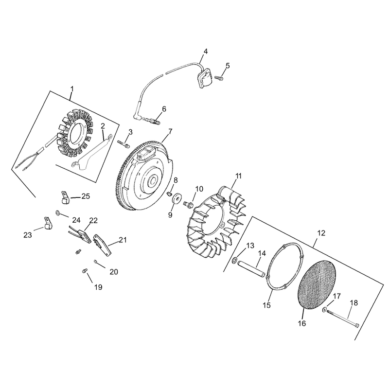 Ignition Electrical Assembly Kohler CH20QS-PS64677