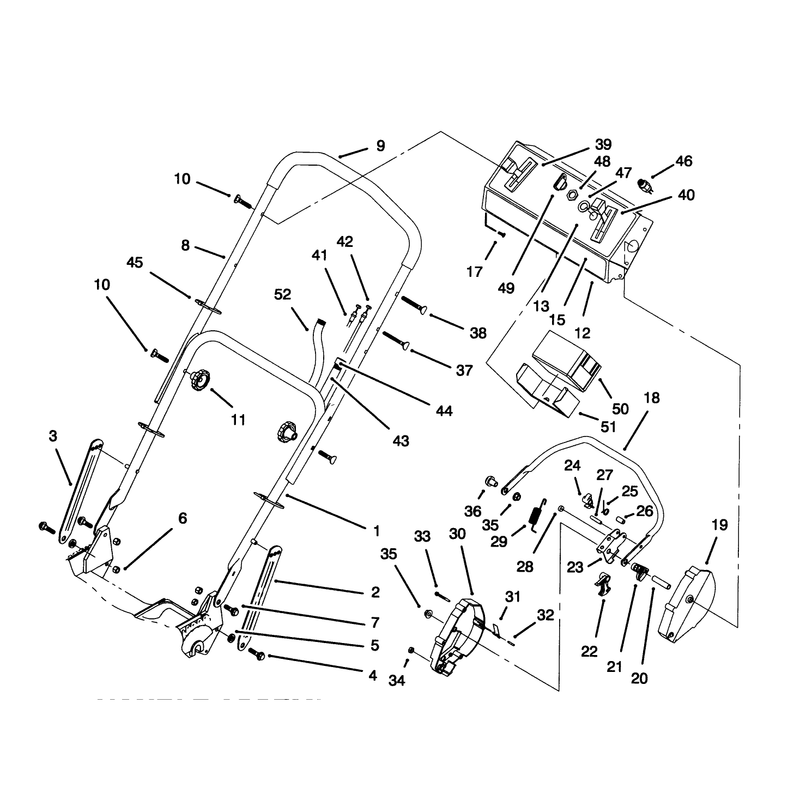 Handle Assembly Model No 20466 Only