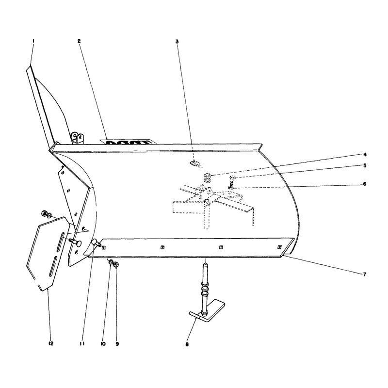 V Plow Model No 30750 Optional