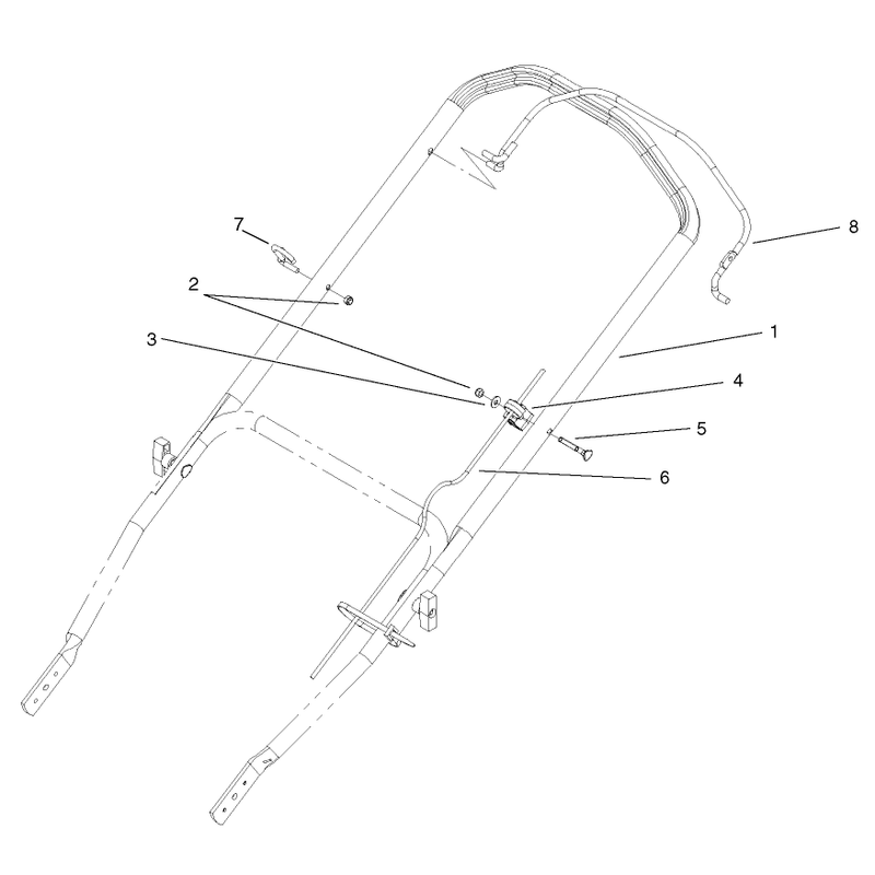 Upper Handle and Control Assembly