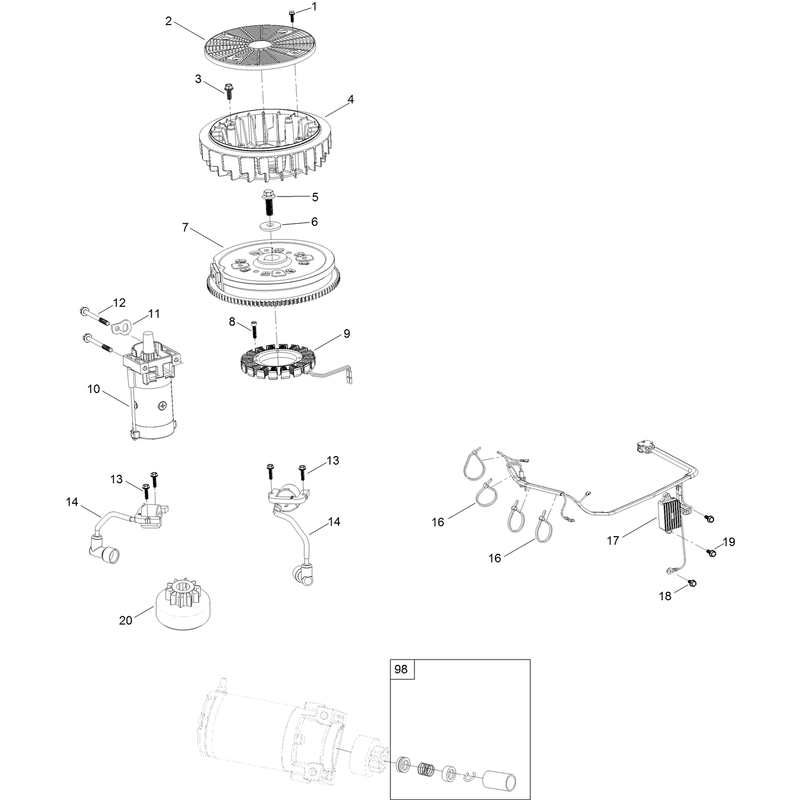 Ignition and Electrical Assembly