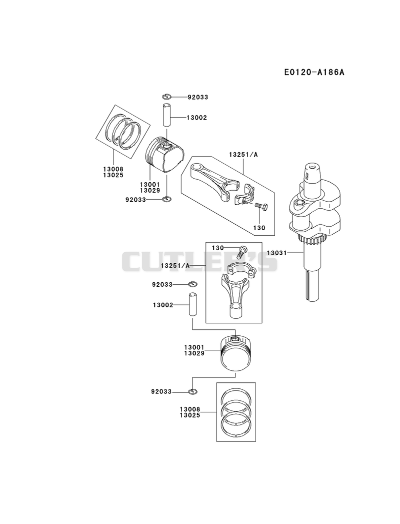 PISTON/CRANKSHAFT