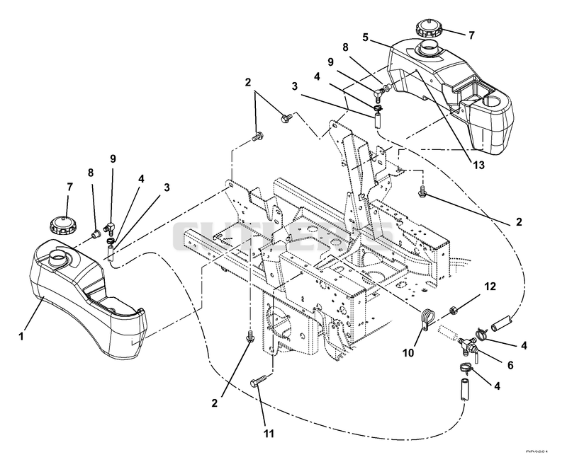 Fuel Tanks And Hoses